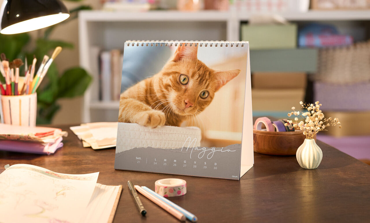 Calendario da tavolo Quadrato