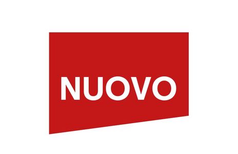 Logo NUOVO su sfondo rosso